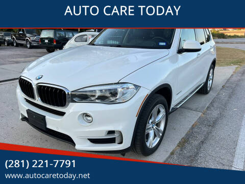 2014 BMW X5 for sale at AUTO CARE TODAY in Spring TX
