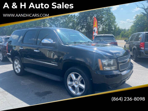 2010 Chevrolet Tahoe for sale at A & H Auto Sales in Greenville SC