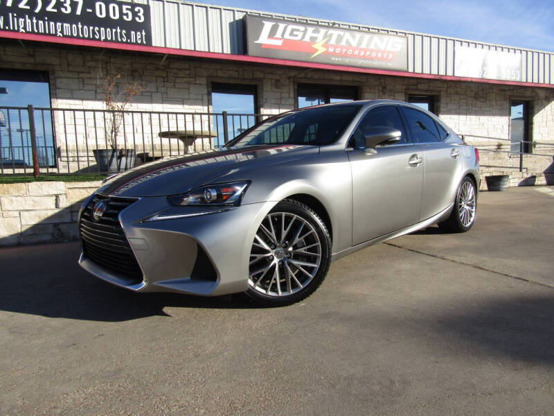 2017 Lexus IS 200t for sale at Lightning Motorsports in Grand Prairie TX