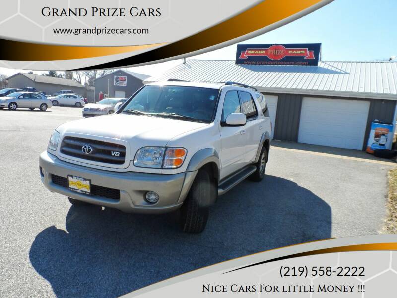 2004 Toyota Sequoia for sale at Grand Prize Cars in Cedar Lake IN