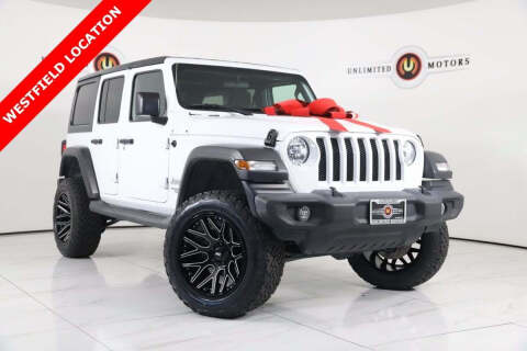 2018 Jeep Wrangler Unlimited for sale at INDY'S UNLIMITED MOTORS - UNLIMITED MOTORS in Westfield IN