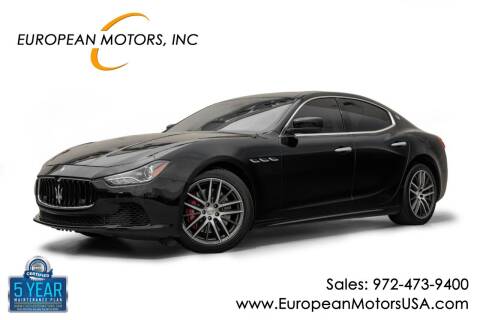 2014 Maserati Ghibli for sale at European Motors Inc in Plano TX