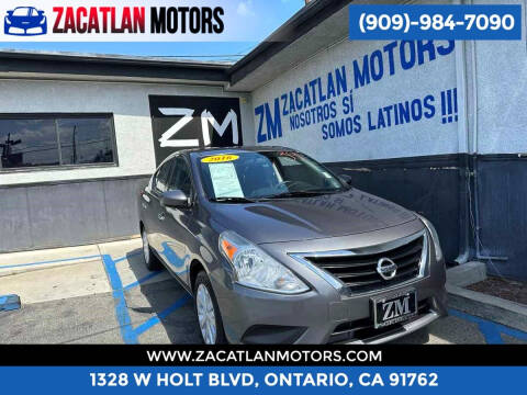 2016 Nissan Versa for sale at Ontario Auto Square in Ontario CA