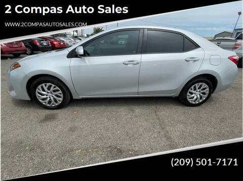 2017 Toyota Corolla for sale at 2 Compas Auto Sales in Modesto CA