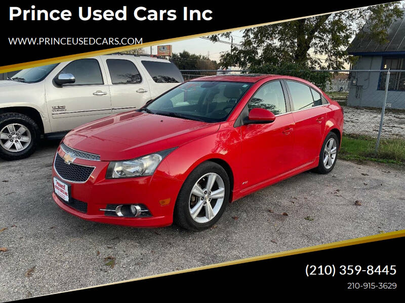 2014 Chevrolet Cruze for sale at Prince Used Cars Inc in San Antonio TX