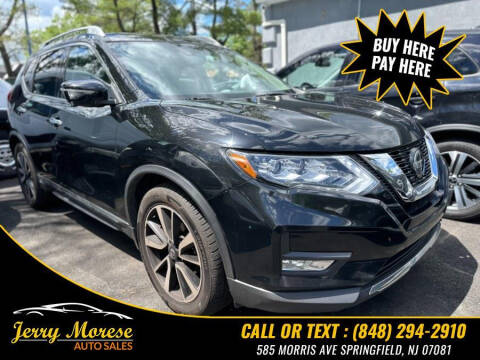 2019 Nissan Rogue for sale at Jerry Morese Auto Sales LLC in Springfield NJ