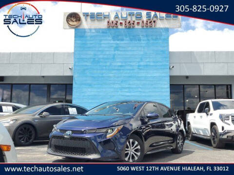 2020 Toyota Corolla Hybrid for sale at Tech Auto Sales in Hialeah FL