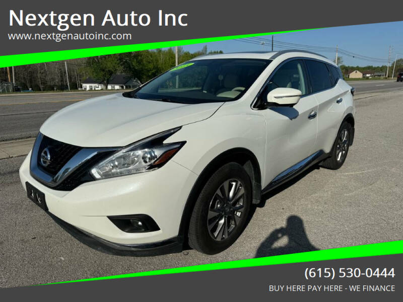 2015 Nissan Murano for sale at Nextgen Auto Inc in Smithville TN