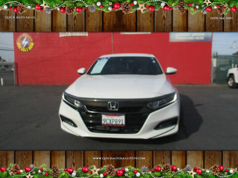 2018 Honda Accord for sale at Quick Auto Sales in Ceres CA