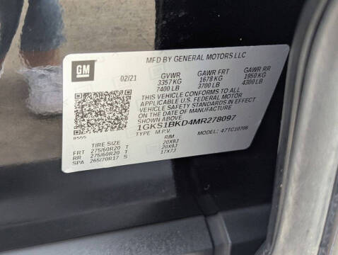2021 GMC Yukon SLT
