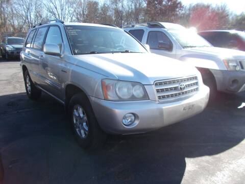 2003 Toyota Highlander for sale at MATTESON MOTORS in Raynham MA