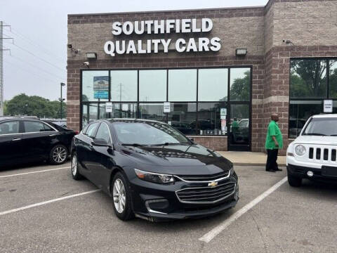2018 Chevrolet Malibu for sale at SOUTHFIELD QUALITY CARS in Detroit MI