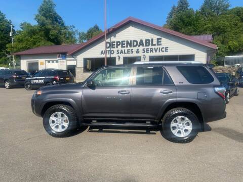 2018 Toyota 4Runner for sale at Dependable Auto Sales and Service in Binghamton NY