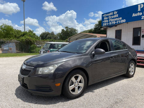 2014 Chevrolet Cruze for sale at P & A AUTO SALES in Houston TX