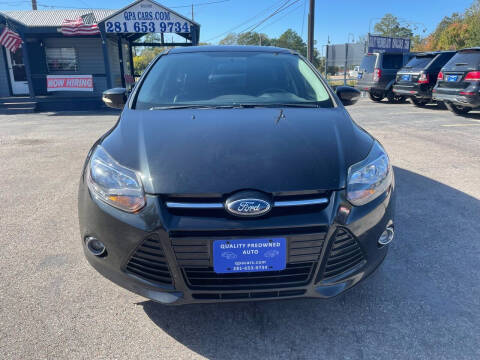 2013 Ford Focus for sale at QUALITY PREOWNED AUTO in Houston TX