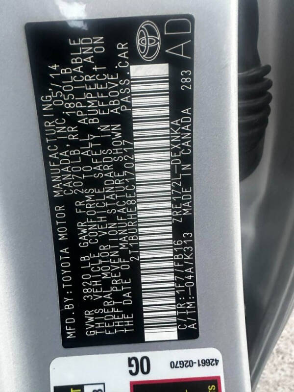 2014 Toyota Corolla L