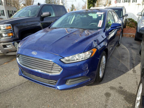 2015 Ford Fusion Hybrid for sale at Washington Street Auto Sales in Canton MA