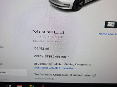 2021 Tesla Model 3 Long Range