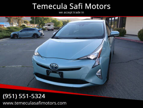 2016 Toyota Prius for sale at Temecula Safi Motors in Temecula CA