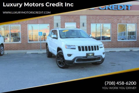 2014 Jeep Grand Cherokee for sale at Luxury Motors Credit Inc in Bridgeview IL