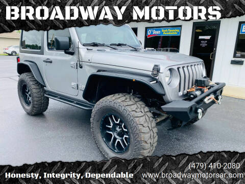 2019 Jeep Wrangler for sale at BROADWAY MOTORS in Van Buren AR