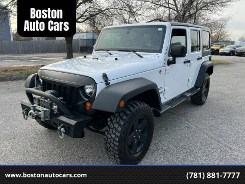 2012 Jeep Wrangler Unlimited for sale at Boston Auto Cars in Dedham MA