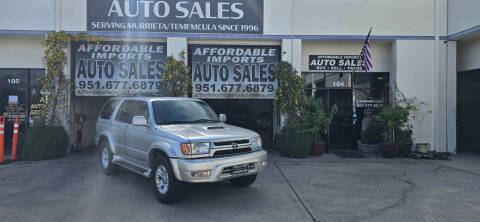 2001 Toyota 4Runner for sale at Affordable Imports Auto Sales in Murrieta CA