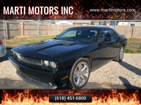 2012 Dodge Challenger for sale at Marti Motors Inc in Madison IL