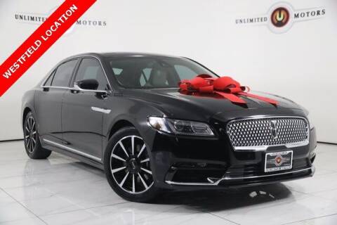 2017 Lincoln Continental for sale at INDY'S UNLIMITED MOTORS - UNLIMITED MOTORS in Westfield IN