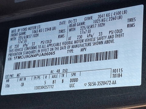 2023 Ford Escape Active