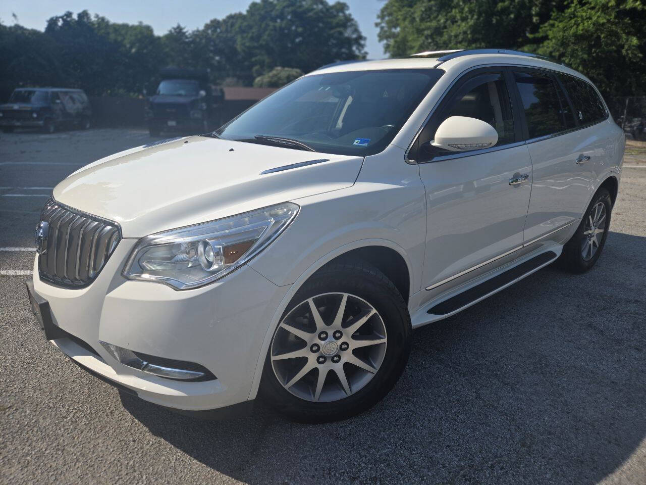 White 2014 Buick Enclave Leather AWD Leather 4dr Crossover 1