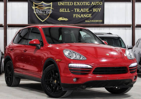 2014 Porsche Cayenne for sale at United Exotic Auto in Houston TX