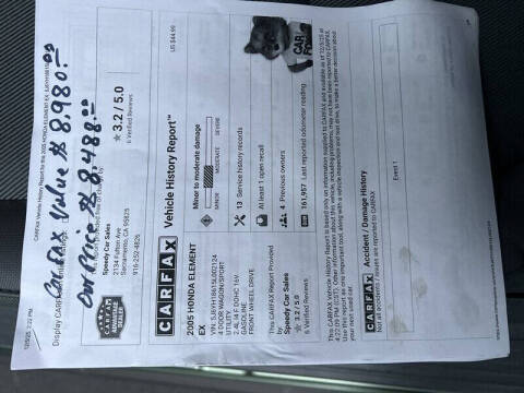 2005 Honda Element EX