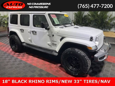 2021 Jeep Wrangler Unlimited for sale at Auto Express in Lafayette IN