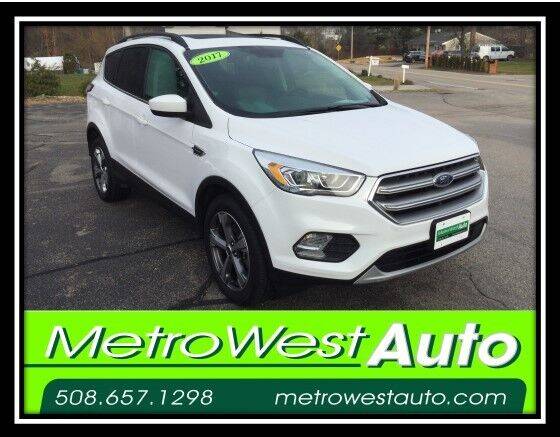 2017 Ford Escape for sale at Metro West Auto in Bellingham MA