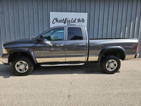 2003 Dodge Ram 2500 for sale at Chatfield Motors in Chatfield MN