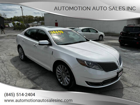 2014 Lincoln MKS for sale at Automotion Auto Sales Inc in Kingston NY