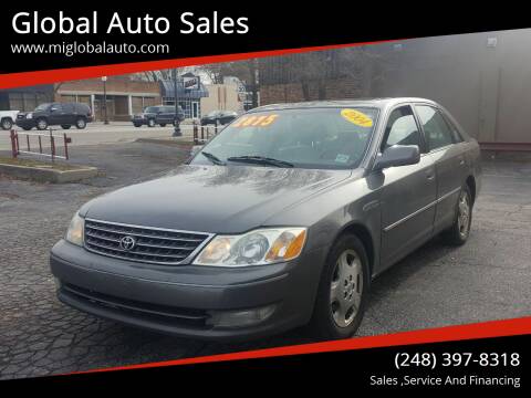 2004 Toyota Avalon for sale at Global Auto Sales in Hazel Park MI