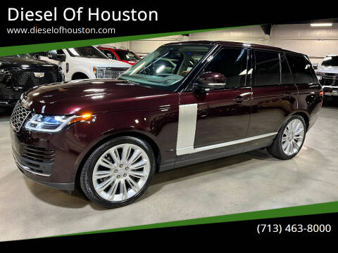 2020 Land Rover Range Rover for sale at Diesel Of Houston in Houston TX