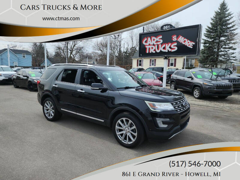2017 Ford Explorer for sale at Cars Trucks & More in Howell MI
