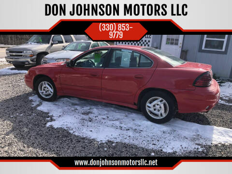 2004 Pontiac Grand Am for sale at DON JOHNSON MOTORS LLC in Lisbon OH