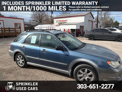 2007 Subaru Impreza for sale at Sprinkler Used Cars in Longmont CO