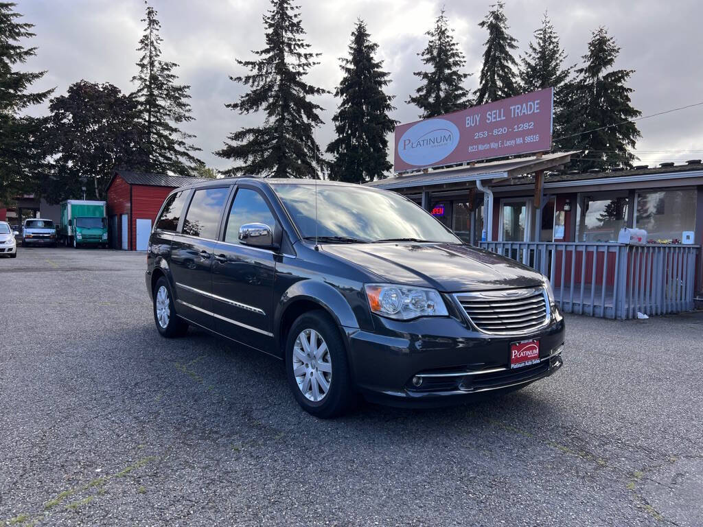 2012 Chrysler Town and Country for sale at PLATINUM AUTO SALES INC in Lacey, WA