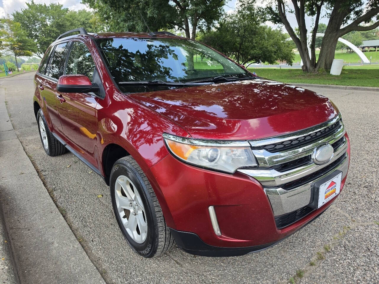 Red 2014 Ford Edge SUV / Crossover All-Wheel Drive 6-Speed Automatic