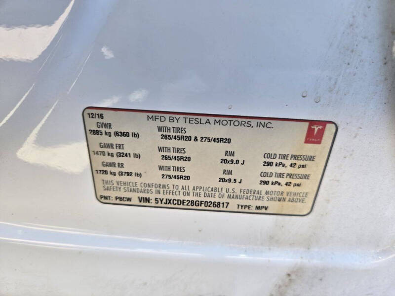 2016 Tesla Model X 90D