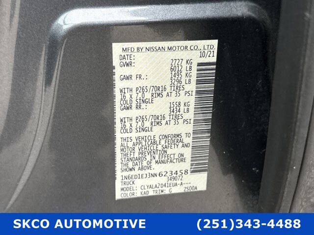 2022 Nissan Frontier S