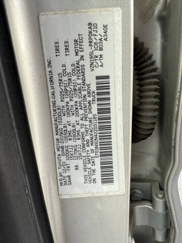 2002 Toyota Tacoma PreRunner V6