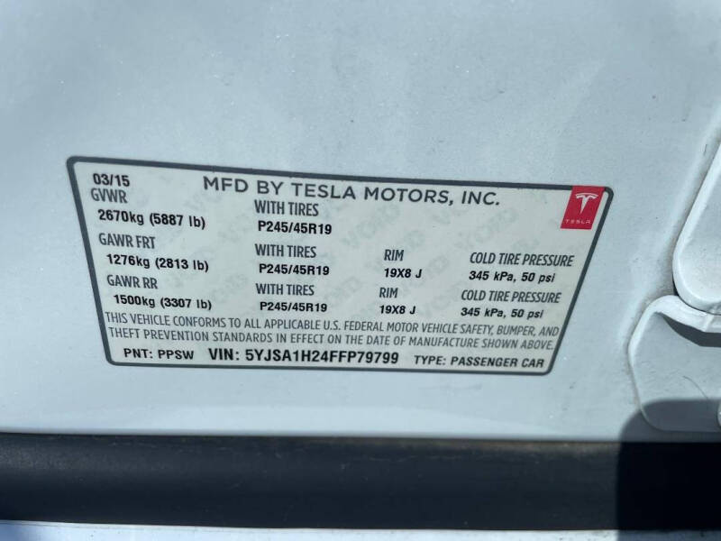 2015 Tesla Model S P85D