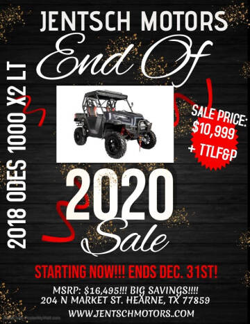 2018 Odes DOMINATOR  X 2 1000 LT ZEUS for sale at JENTSCH MOTORS in Hearne TX