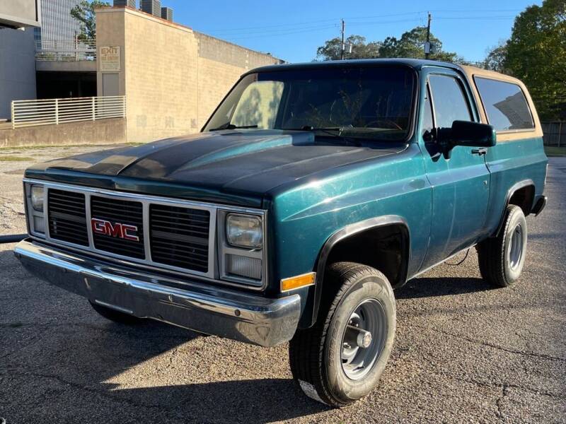 1985 GMC Jimmy for sale at Strait Motor Cars Inc in Houston TX